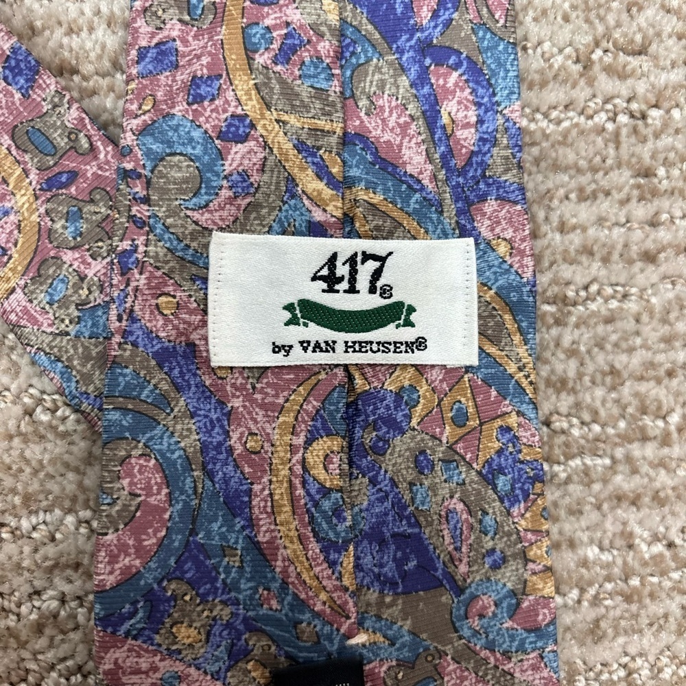 Van Heusen Multicolor Paisley Tie - Picture 3 of 4